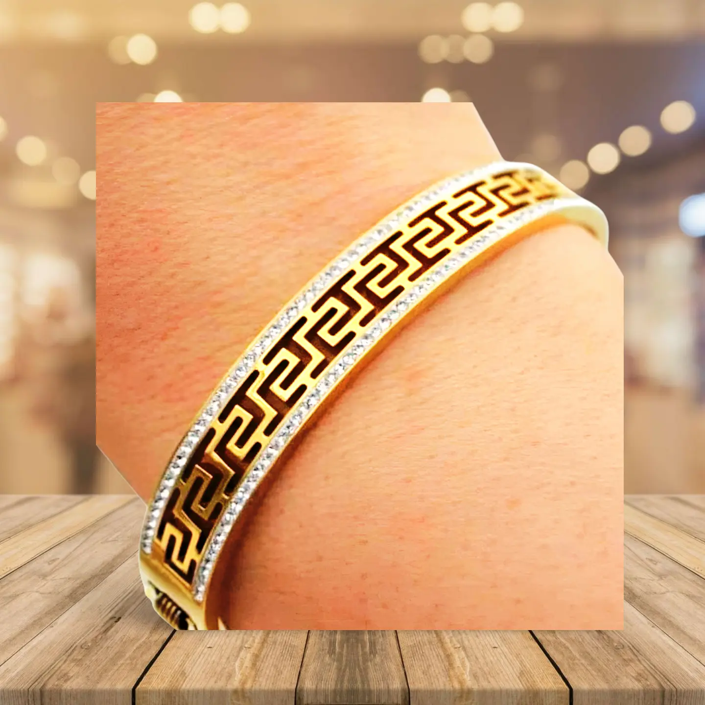 Stainless Steel Bracelet Gold Color - Image 3