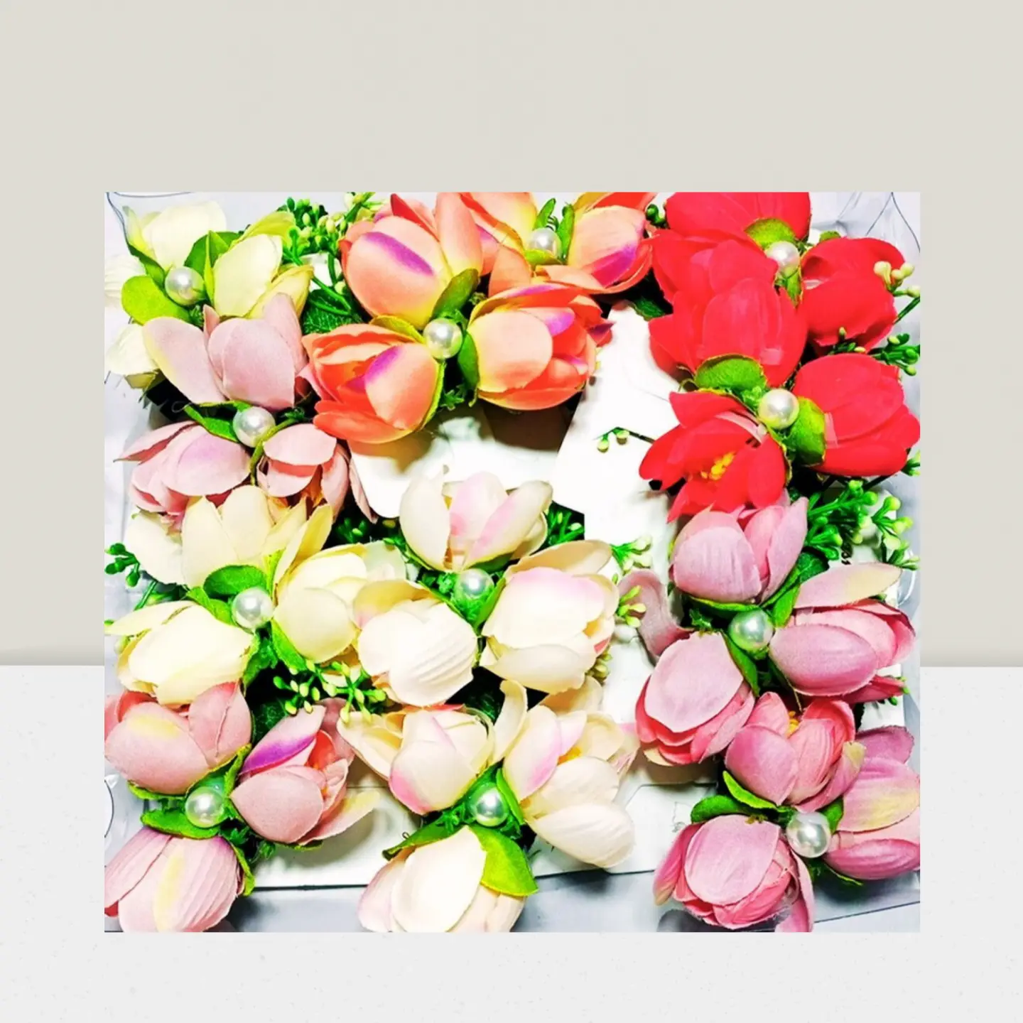 Flower Hair Pins 1 Pair price - Image 2