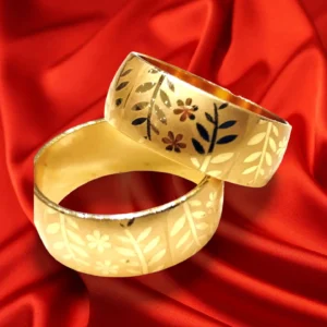 Computer printed Ring China Gold 1 Pair 2 Size (Small, Large)