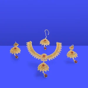 Bridal/Party Set Red Zircon 1 Set Price