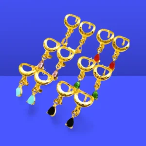 Open Style China Gold earrings